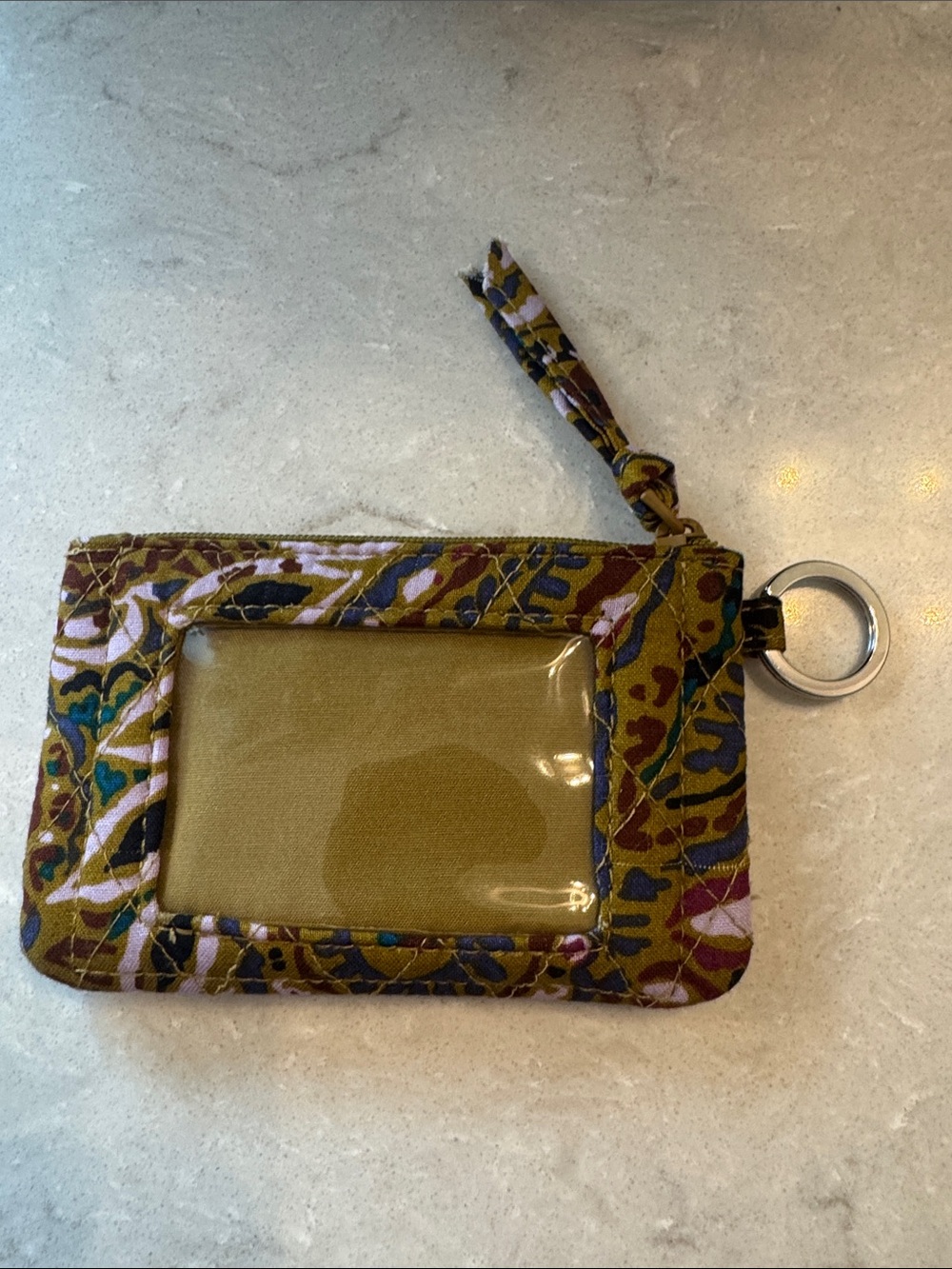 Vera Bradley Wristlet Coin Purse - Olive Multi